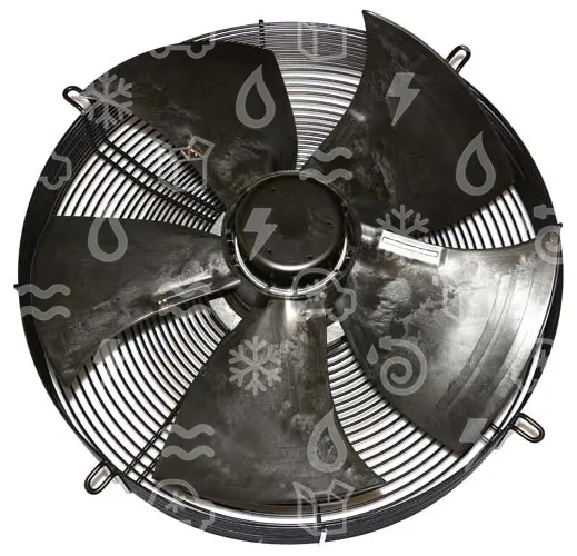 ventilátor sací EC EBM PAPST, d = 500 mm, napětí: 1~ 200-277